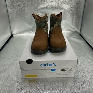 Carter's Brown and Green Toddler Boots